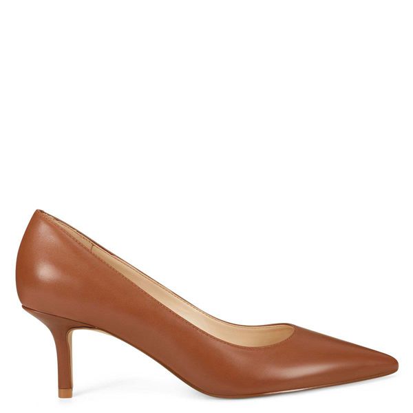 Nine West Arlene Pointy Toe Brown Pumps | South Africa 66X01-1A74